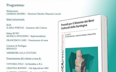 โPresidi Culturali in Sardegna: tra ereditร e nuove gestioni โ Presentazione del volume e dialogo sullo stato dei siti culturaliโ (12 giugno)